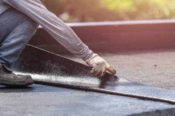 Professional Waterproofing technician working in Spiceland, IN